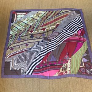 Authentic Hermes Coupons Indians silk/cashmere shawl